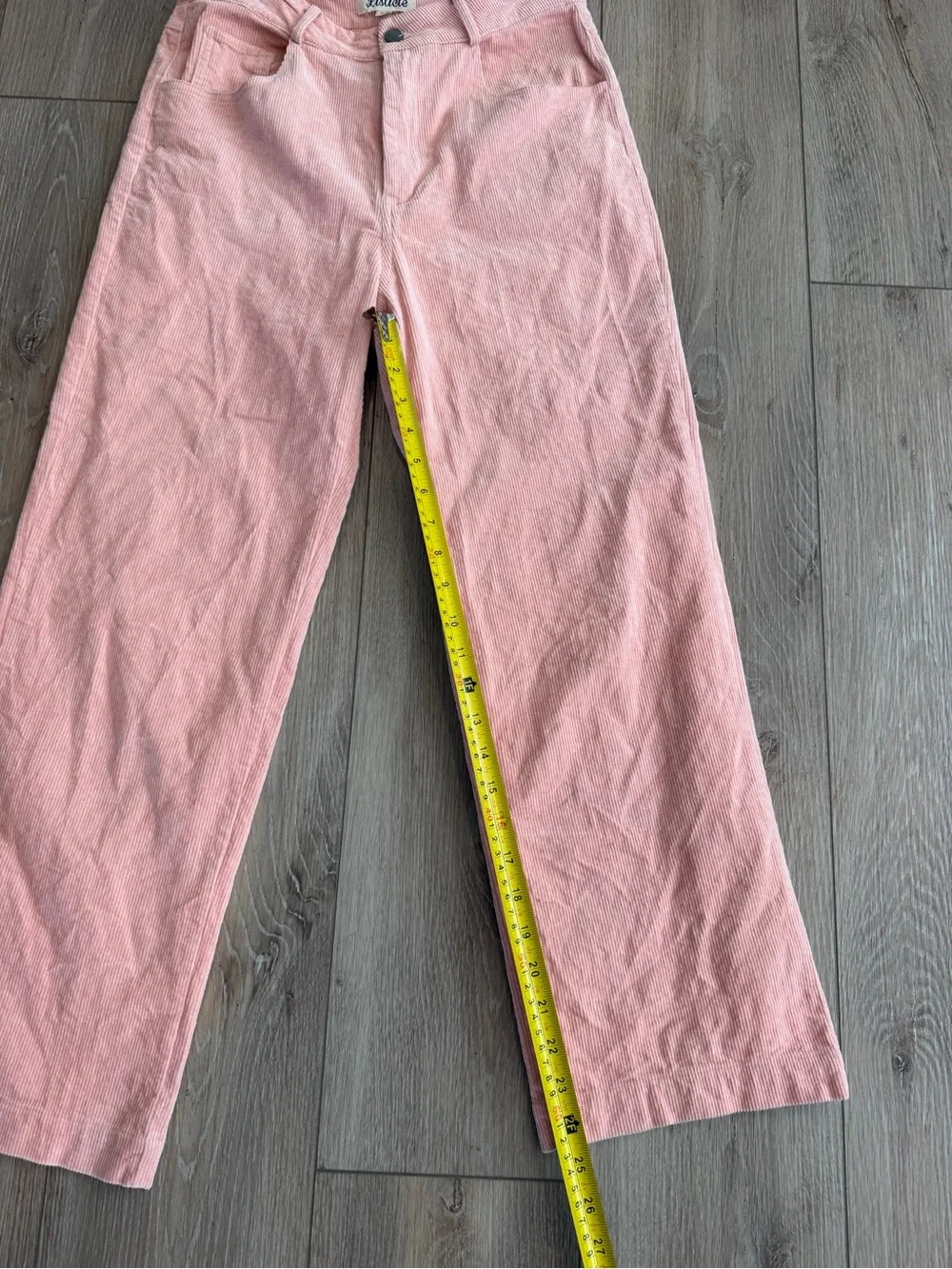 Listicle Pink Wide Leg Corduroy Pants